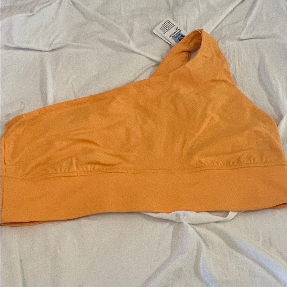 lululemon athletica Orange One-Shoulder Align Bra - A/B Cup